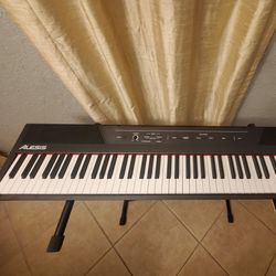 Digital Piano / Keyboard- Alesis Recital 88 Keys with X  Stand