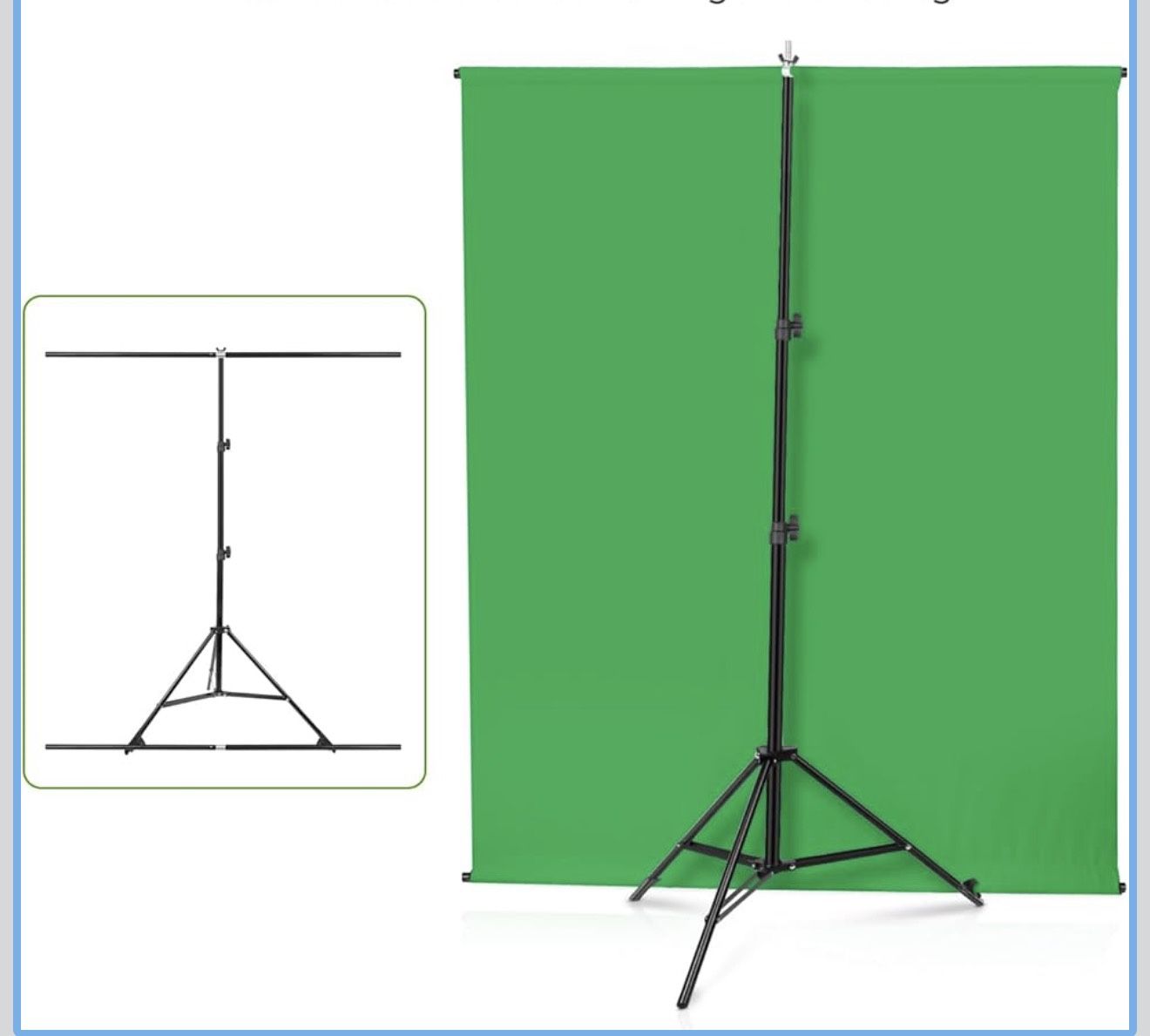 72x58” Green screen backdrop stand