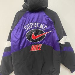 Nike Supreme Purple Sport Jacket Size Large