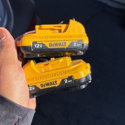 2 Dewalt Batteries