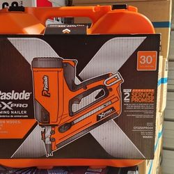 NEW PASLODE CORDLESS XPRO 30° FRAMING NAILER