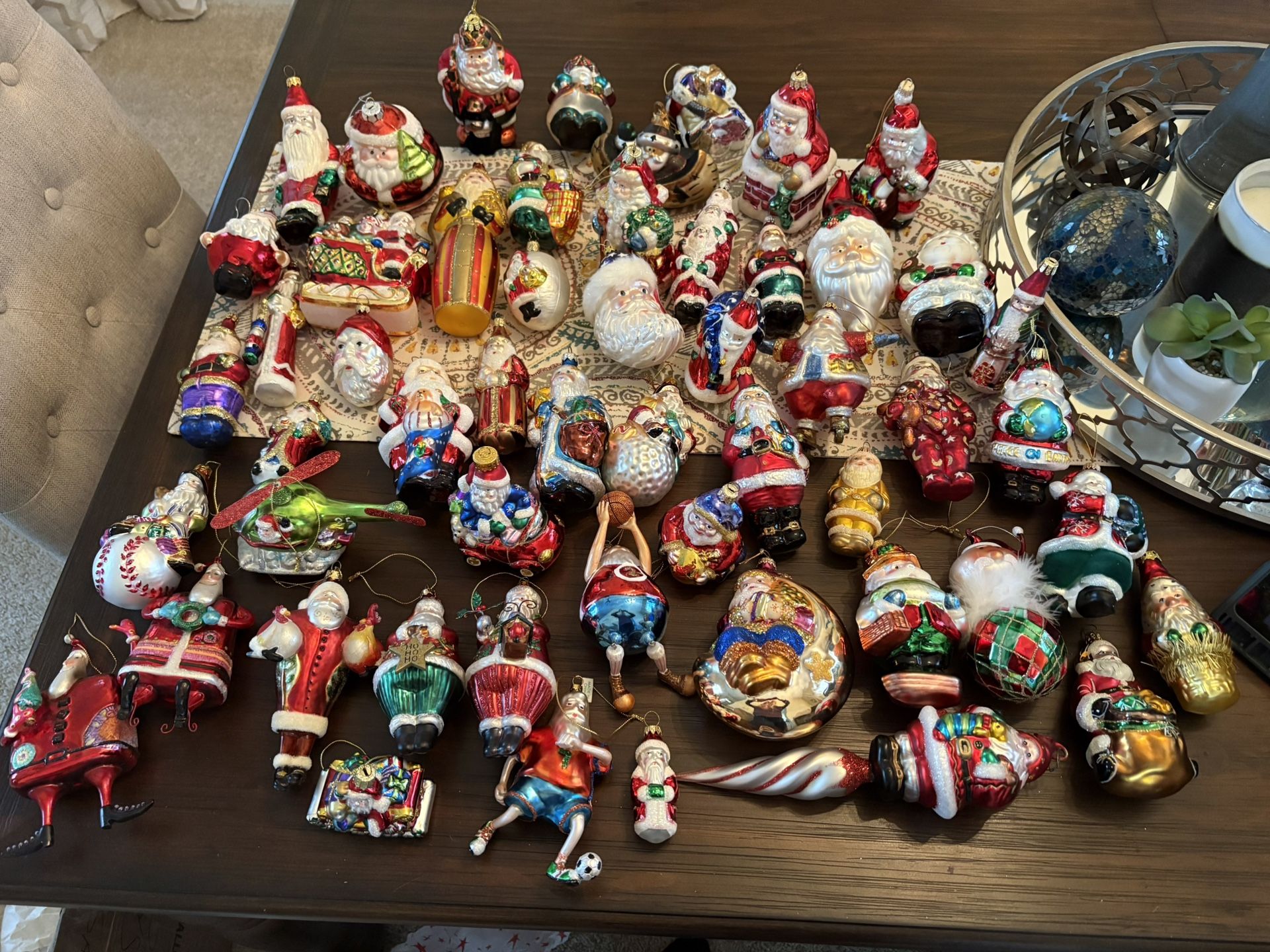 Vintage Blown Glass Christmas Ornaments