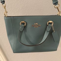 Coach Alice Satchel Crossbody – Teal (Style CA224)