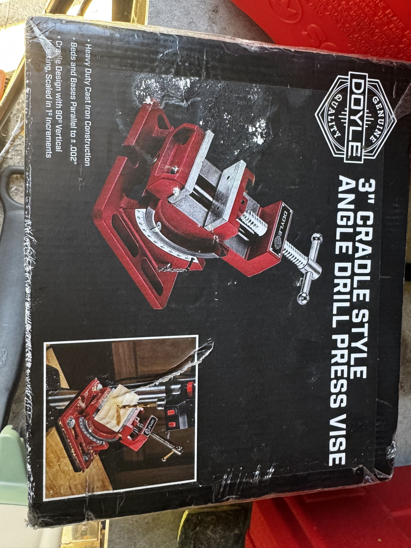 3” cradle style angle drill press vise
