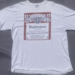 Junk Food brand T-shirt vintage-style Budweiser "King of Beers" men’s L
