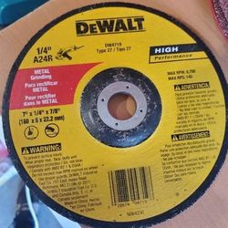 Dewalt grinding wheel
