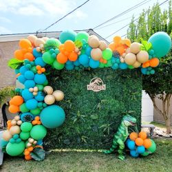 Jurassic Park Balloon Backdrop
