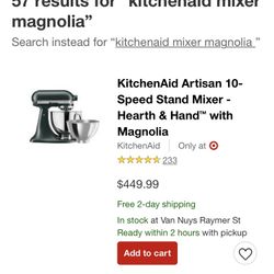 KitchenAid Artisan 10-Speed Stand Mixer - Hearth & Hand™ with Magnolia 