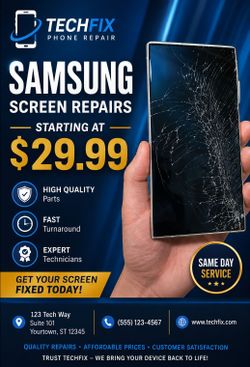 New Samsung Screen