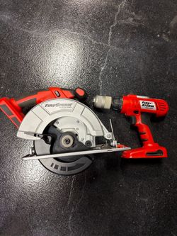 FireStorm Black & Decker Saw and Drill