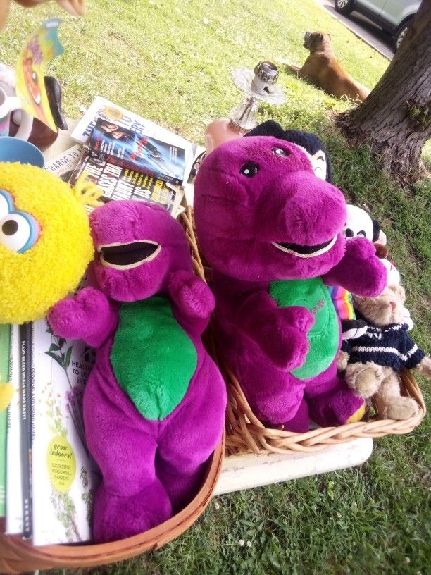 Walt Disney An Barney's An Big Bird U Can't Go Wrong Toy Collectors 