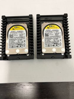 (2) - Western Digital - 160 GB Server SATA Hard Drives & Caddy