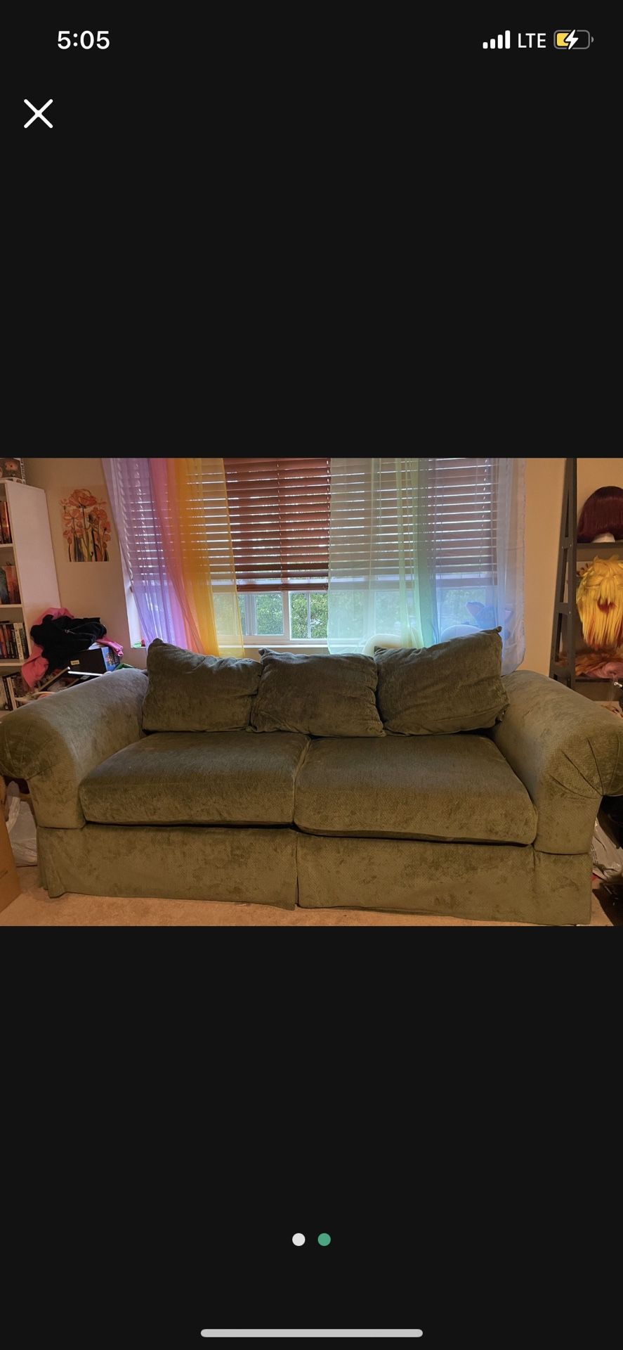 Green Couch Set