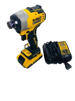 Dewalt DCF809 20V Cordless Impact Driver 2Ah Battery + Charger