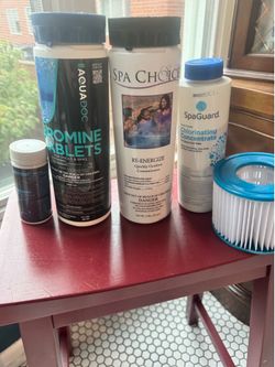 Hot tub/spa chemicals and filters