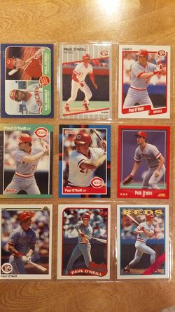 BASEBALL CARDS PAUL O'NEILL
