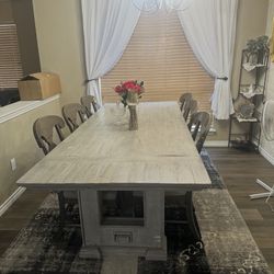 6 To 8 Chair Dining Table 