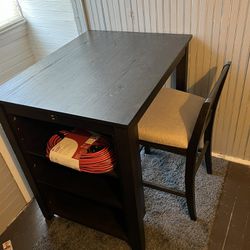 Desk With 2 Chairs 