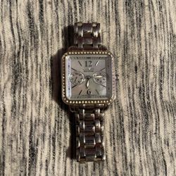 Citizen Mother of Pearl Square Swarovski Crystal Eco Drive Watch