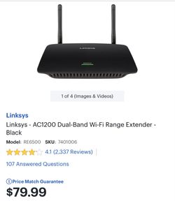 Linksys extender