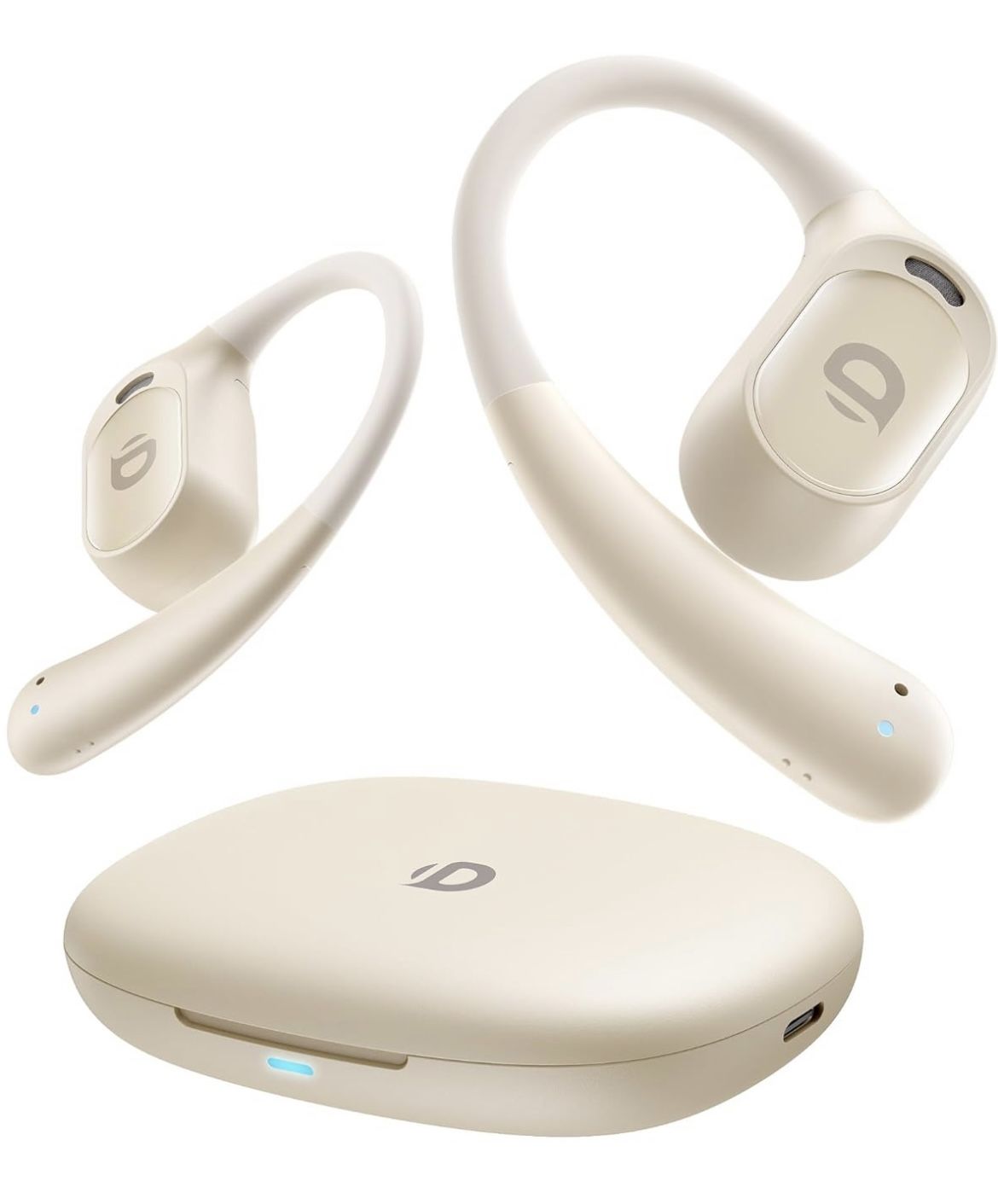 Demicea B19 True Wireless Bone Conduction Earphone OWS Open Ear | Beige | New