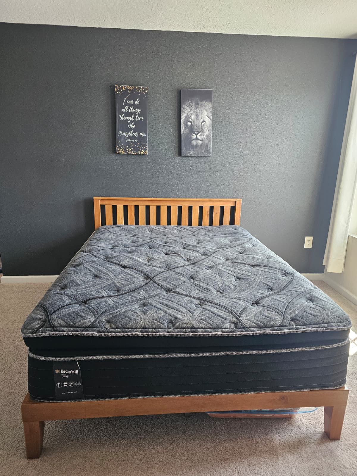 Queen Bed Frame (NO MATTRESS)
