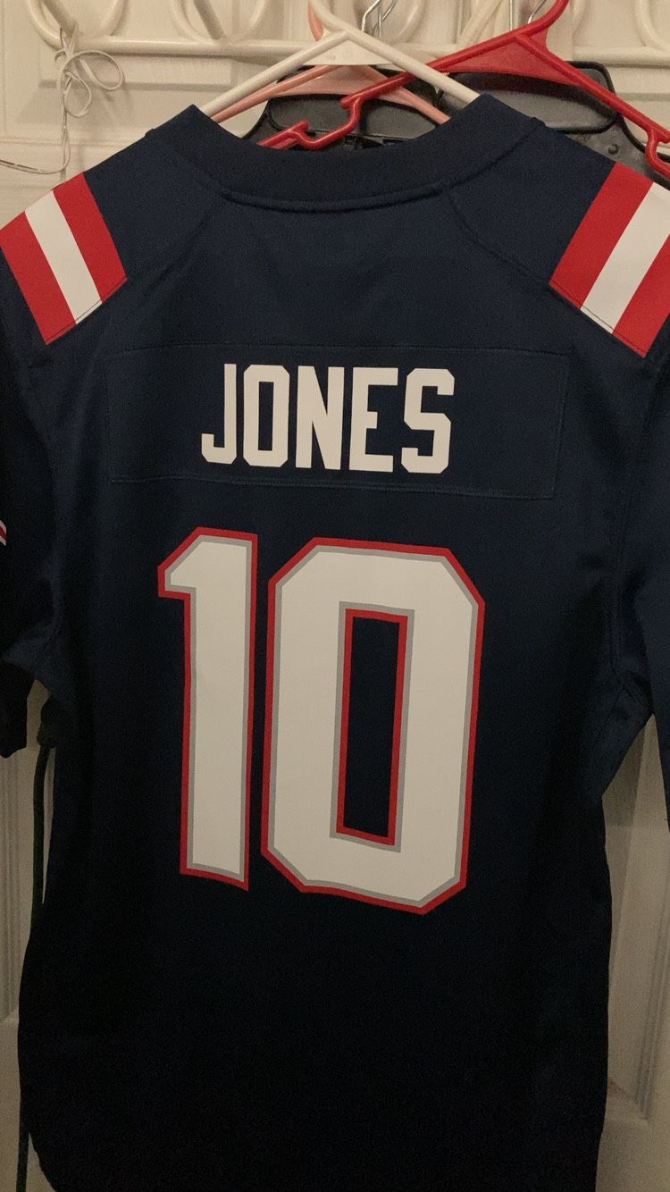 Patriots Mac Jones Mens Small Official NFL Nike Home Jersey
