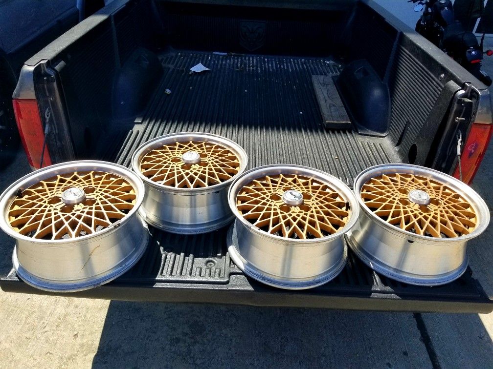 Gold coated ABS rims 7.0x16 must sell fast