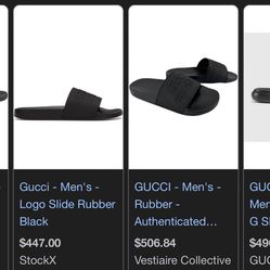 Brand New Gucci Slides 