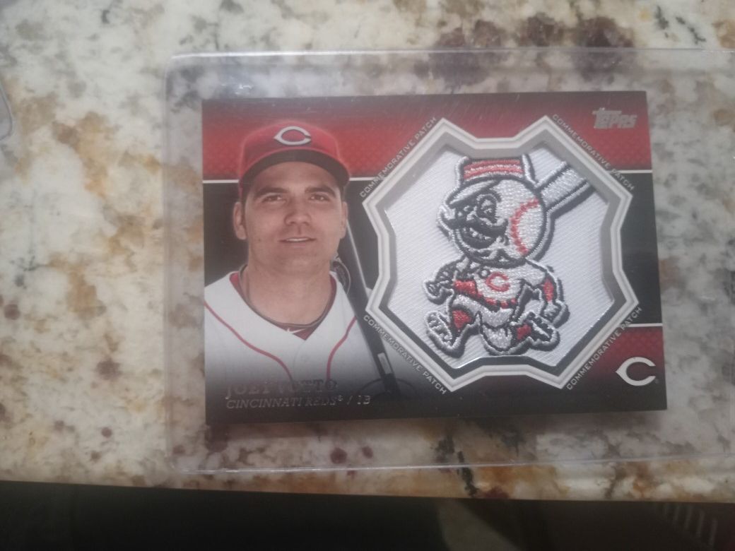 Joey Votto Patch Card.