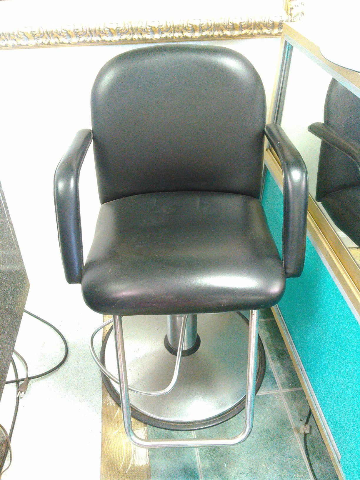 Salon styling make up chair.