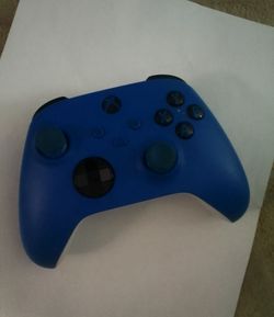Xbox One wireless controller blue price is firm $30 like new