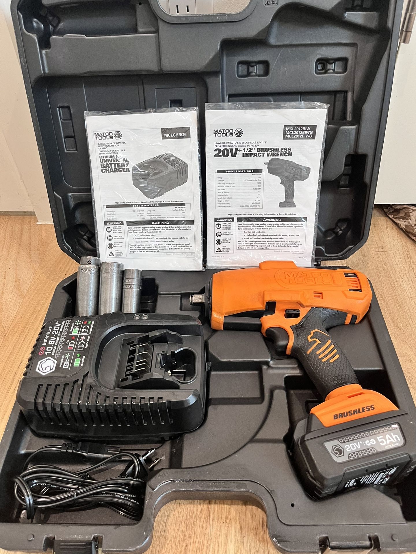Matco Tools 20v + 1/2 Brushless Impact Wrench