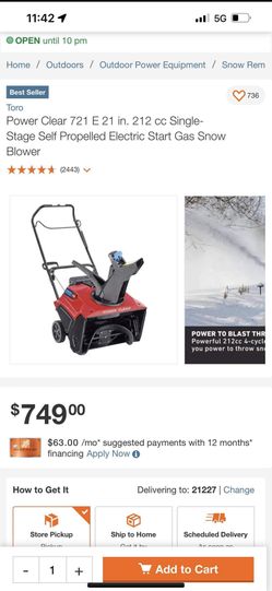 Snow Blowers