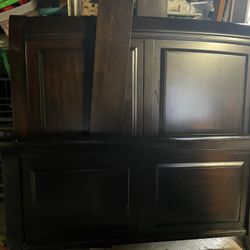 Queen Size Sleigh Bed Frame