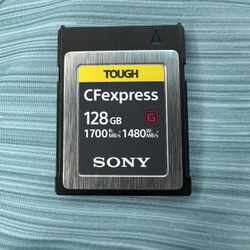 Sony Tough Cfexpress  128GB Type B $100