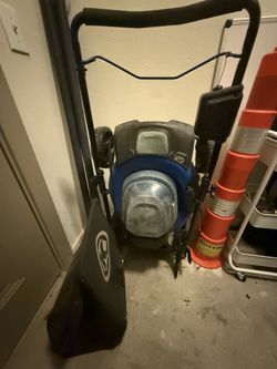 Electric kobalt lawn mower and Electric kobalt weed eater