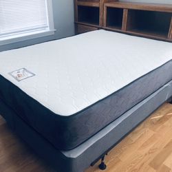 Mattress+regular Box Queen size Thick Foam 11” box 8” comfort+Quality Brand New Delivery Available We Finance