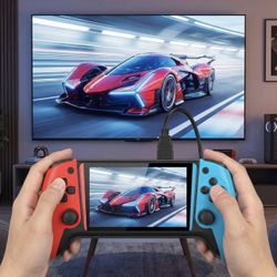 Super Q21 Retro Handheld Game Console with 500 Built-in Classic Games, 3.0" LCD, Rechargeable Battery, TV Output, Portable Mini Gaming System for Kids