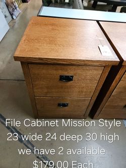 File Cabinet Mission Style We are located at 2811 East Bell road. Another Time Around Furniture.