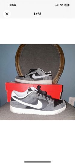 Nike Dunk Low Black White Suede Low Top Men's Skateboarding Sneakers DD1391-100