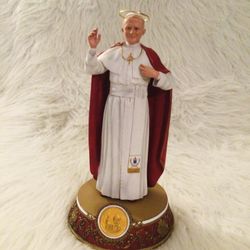 Danbury Mint “ The People’s Saint” Pope John Paul 2 Statue