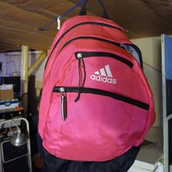 Pink & Black Adidas Backpack