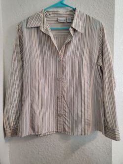 Chico's brand button down blouse size medium