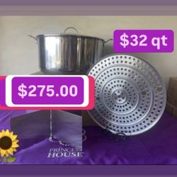 Especial Solo $275.00 Olla Vaporera Tamalera 32qt Capacidad 100 Tamales Birria Pozole Menudo Barbacoa Princess House Ventas Finales 