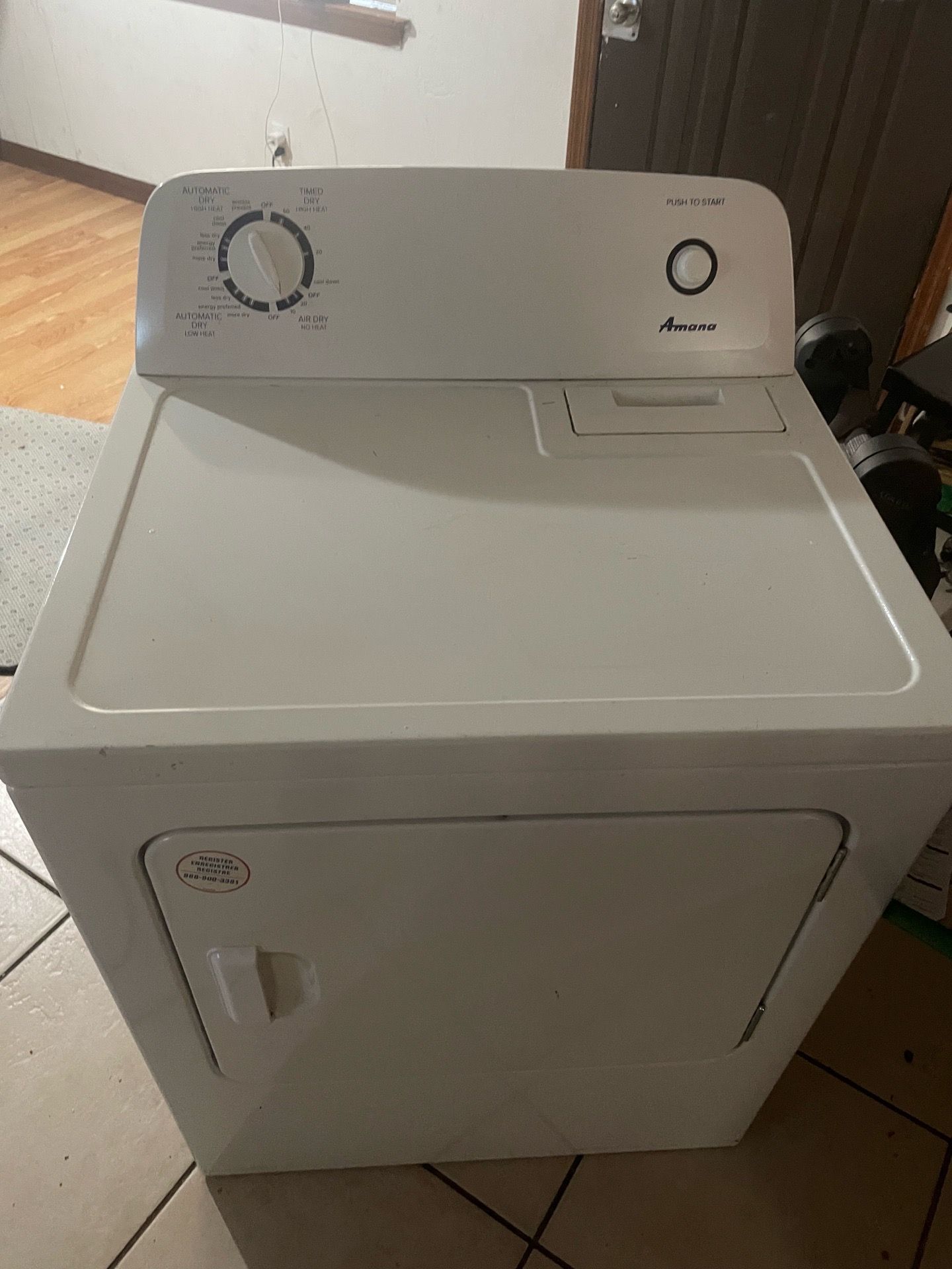 Amana dryer electric