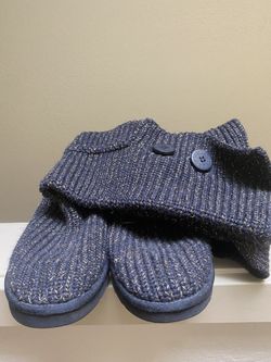 UGG black and gold boots