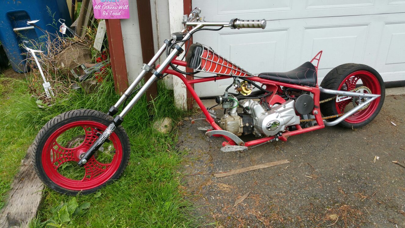 Black widow chopper mini