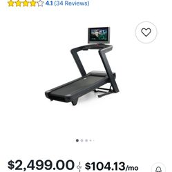 Brand New Assembled Nordictrack Commercial 2450 Treadmill
