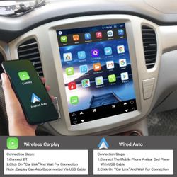 12.1" HD Car Radio GPS Navigation Android 4+64GB For 2001-2007 Toyota Highlander